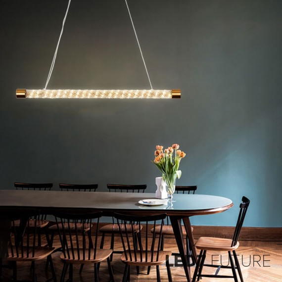 Loft Industry Modern - Diamond Rope Chandelier